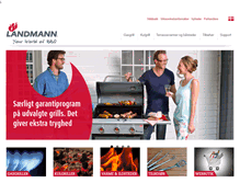 Tablet Screenshot of landmann.dk