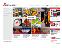 Tablet Screenshot of landmann.de