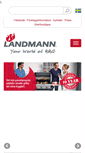 Mobile Screenshot of landmann.se