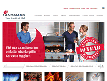Tablet Screenshot of landmann.se