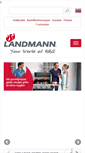 Mobile Screenshot of landmann.no