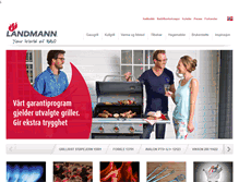 Tablet Screenshot of landmann.no